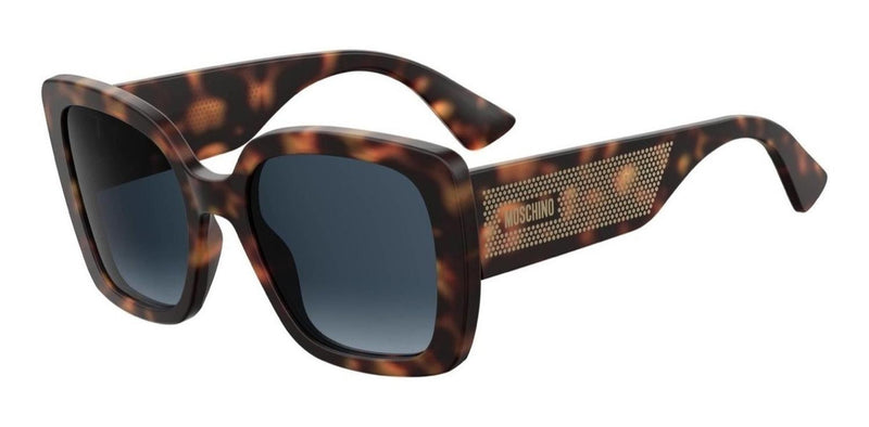 Anteojos Moschino Cuadrados Azul Envio Rápido Boleta