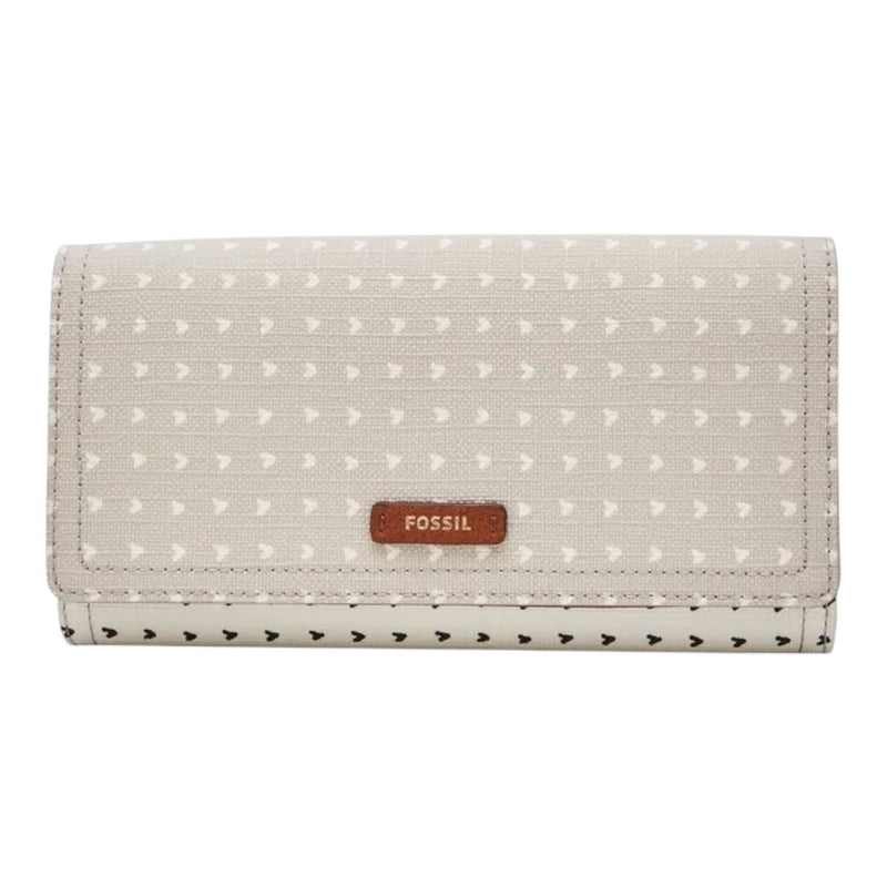 Billetera Mujer Fossil Logan Hearts SL7832745