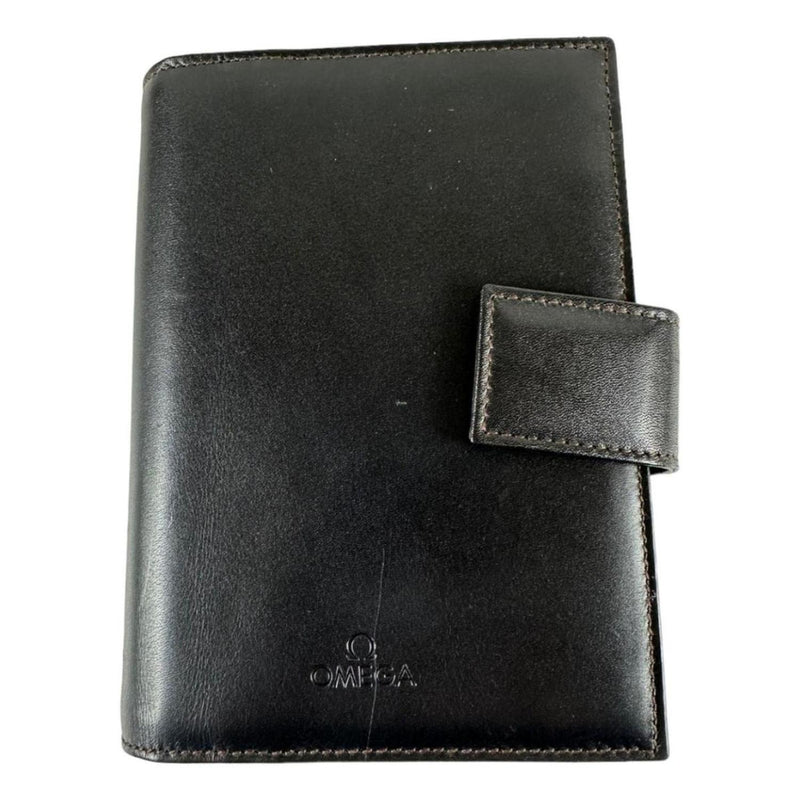 Agenda Omega Classic Pequeña Negra Detalle Estetico